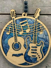 Two Guitars Suncatcher
