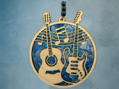 Two Guitars Suncatcher