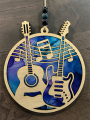 Two Guitars Suncatcher
