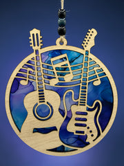 Two Guitars Suncatcher