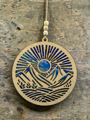Mountains Sunrise Suncatcher