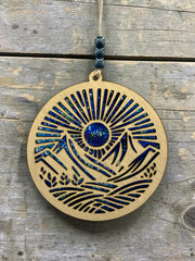 Mountains Sunrise Suncatcher