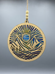 Mountains Sunrise Suncatcher