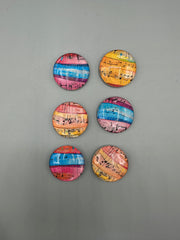Colorful Music Note Magnets – Bright Musical Art for Music Lovers & Teachers