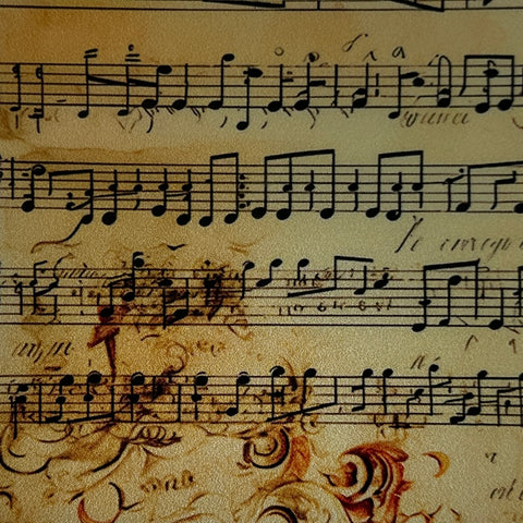 Sheet Music Night Light Scene