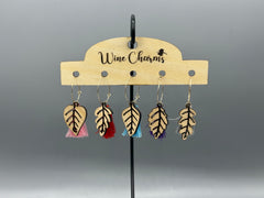 Leaf Wine Charms