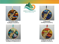 Handmade Saxophone Suncatcher | Faux Stained Glass Music Decor