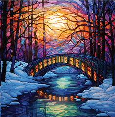 Winter Landscape - Bridge