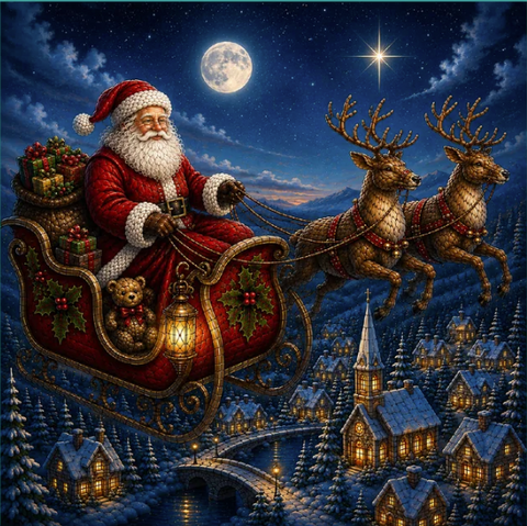 Vintage Santa - Christmas Eve Treat