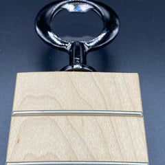 Reclaimed Maple Bass Guitar Neck Bottle Opener