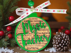 3.5" Music Teacher or Instructor Ornament