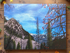 Cascades Mountain Landscape Art Cards | Pacific Northwest Greeting Card Set