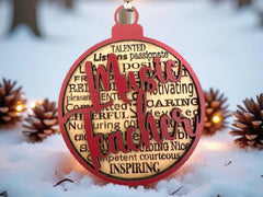 3.5" Music Teacher or Instructor Ornament