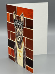 Cholo Chihuahua Greeting Card Set: Urban Dog Art