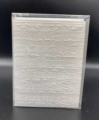 Embossed Sheet Music Note Cards: Classic Stationery Set