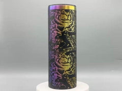 Roses & Treble Clef Music Notes Stainless Steel Tumbler