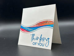 Cheerful Bright Thinking of You Greeting Card for Music Lovers