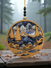 Off-Road in the Mountains Suncatcher
