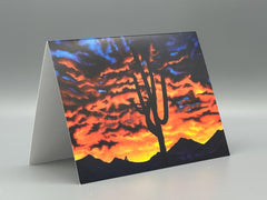 Saguaro Sunset Greeting Card Set