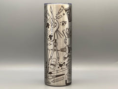 Artist Tools Tumbler | Insulated Travel Mug for Creatives | Gift for Artists, Painters & Makers | Studio Drinkware