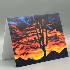 Saguaro Sunset Greeting Card Set