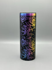 Roses & Treble Clef Music Notes Stainless Steel Tumbler