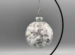 Handmade Sheet Music Ornament | Music Teacher Christmas Gift