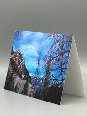 Cascades Mountain Landscape Art Cards | Pacific Northwest Greeting Card Set