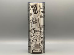 Artist Tools Tumbler | Insulated Travel Mug for Creatives | Gift for Artists, Painters & Makers | Studio Drinkware