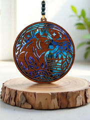 Bear in the Mountains Suncatcher | Handcrafted Wildlife Gift | Mountain Cabin Decor