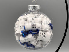 Handmade Sheet Music Ornament | Music Teacher Christmas Gift