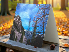Cascades Mountain Landscape Art Cards | Pacific Northwest Greeting Card Set