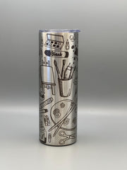Artist Tools Tumbler | Insulated Travel Mug for Creatives | Gift for Artists, Painters & Makers | Studio Drinkware