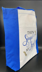 Then Sings My Soul Music Polyester Zipper Tote Bag
