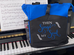 Then Sings My Soul Tote Bag: Christian Hymn, Music Lover Gift